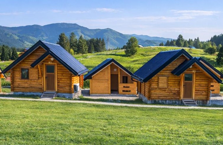 brvnare sa pogledom na prirodu