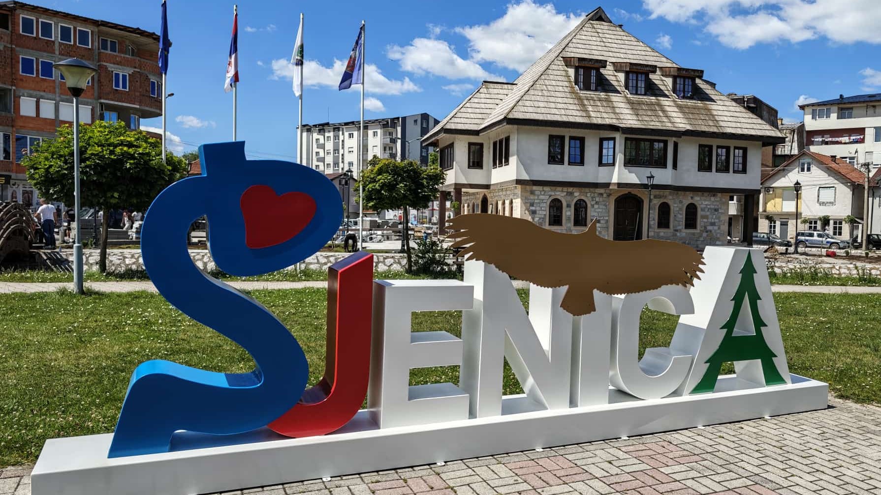 Omladinski park u Sjenici, mesto održavanja manifestacije Dani sjeničke pite 2026